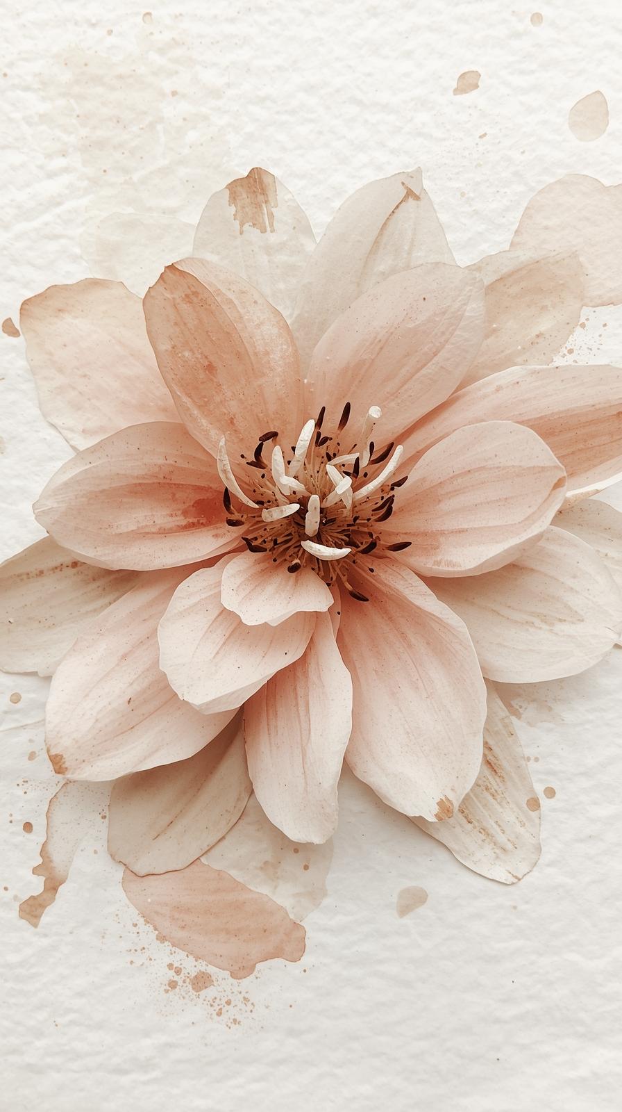 Watercolor Floral Wash