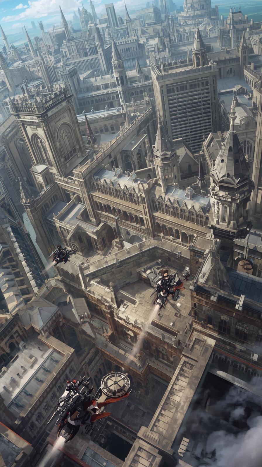 Attack On Titan ODM Cityscape