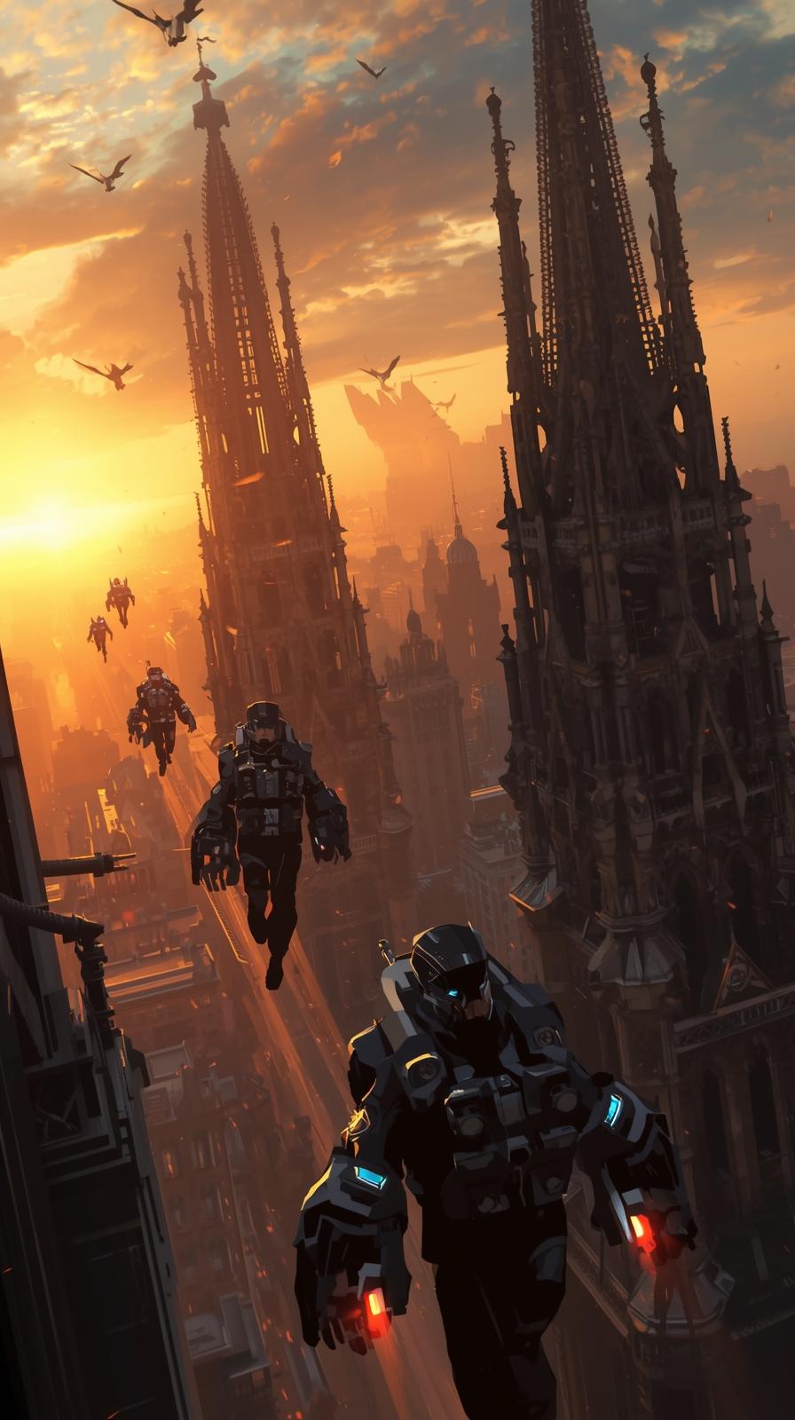 Attack On Titan ODM Cityscape