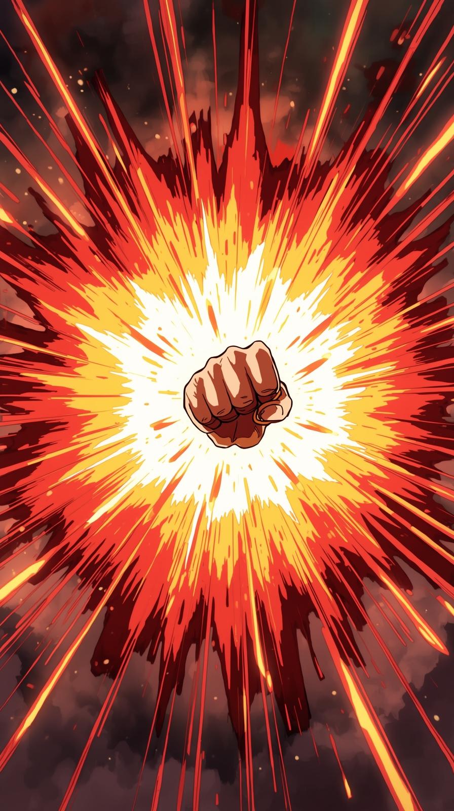 One Punch Man Serious Punch Shockwave