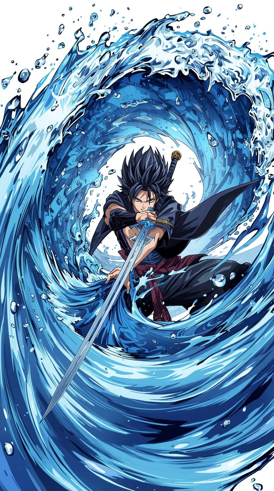 Demon Slayer Water Breathing Slash