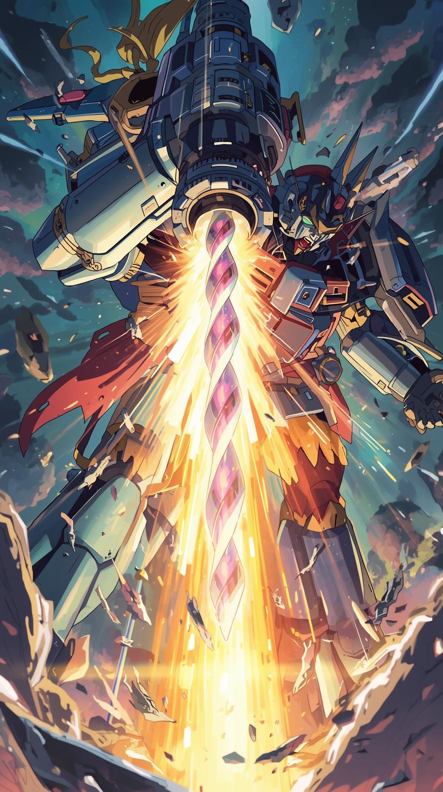 Kill La Kill Fiber TGurren Lagann Drill To The Hea