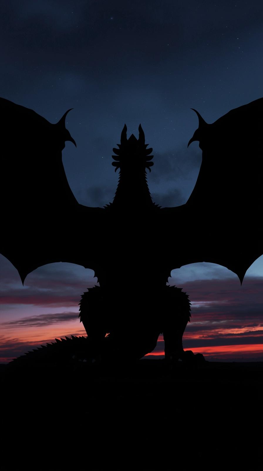 Berserk Dragonslayer Silhouette