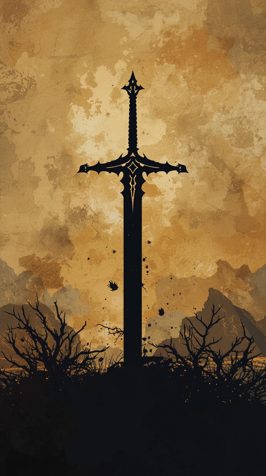 Berserk Dragonslayer Silhouette