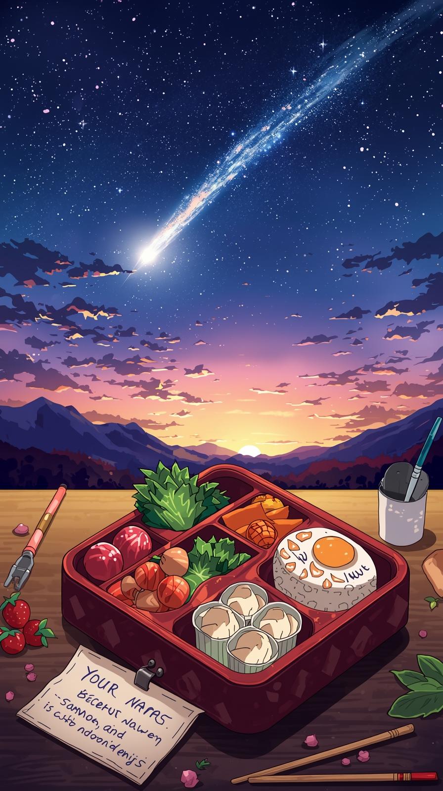 Toradora Bento LovYour Name Comet Crossing Skye No