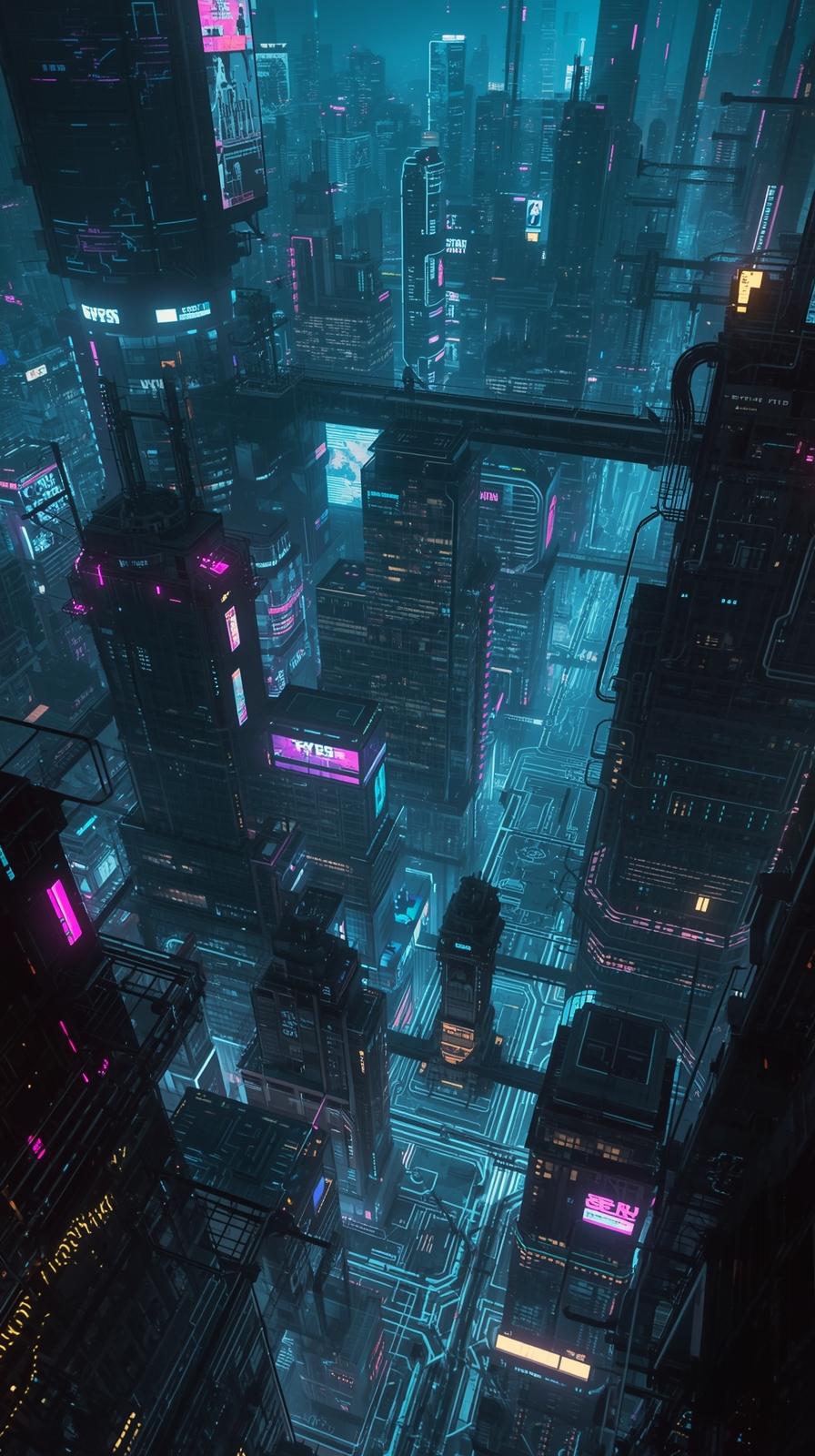 Ghost In The Shell Cyber City Grid