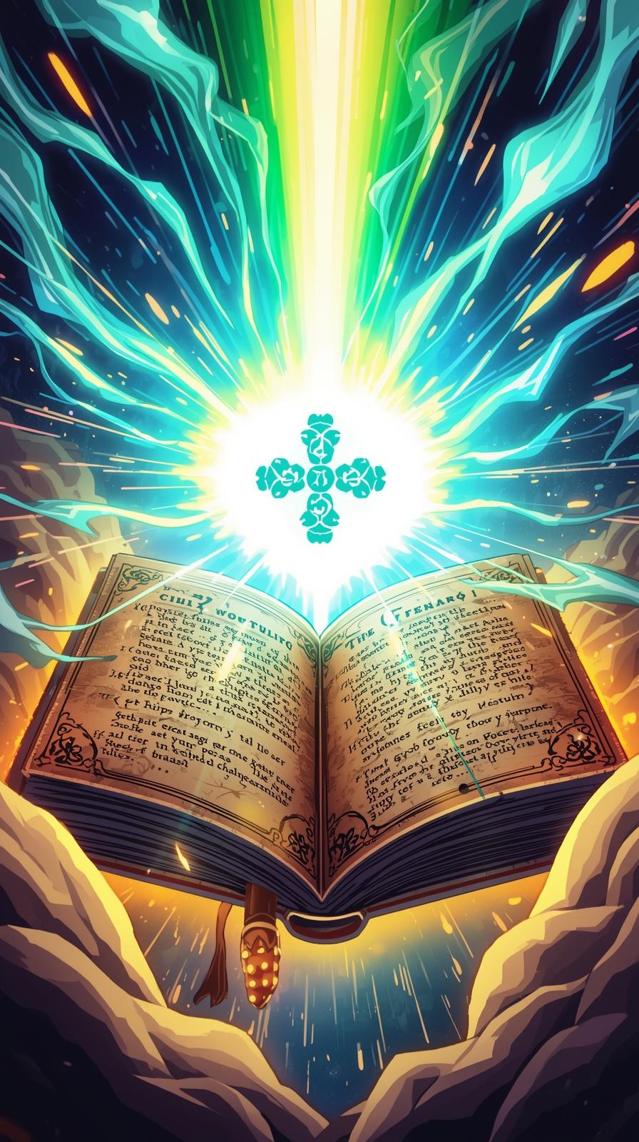 Black Clover Grimoire Page Flare