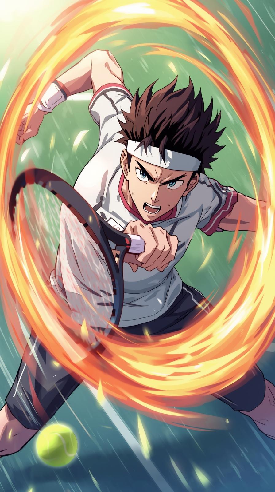 Prince Of Tennis Spinning Serve Trail