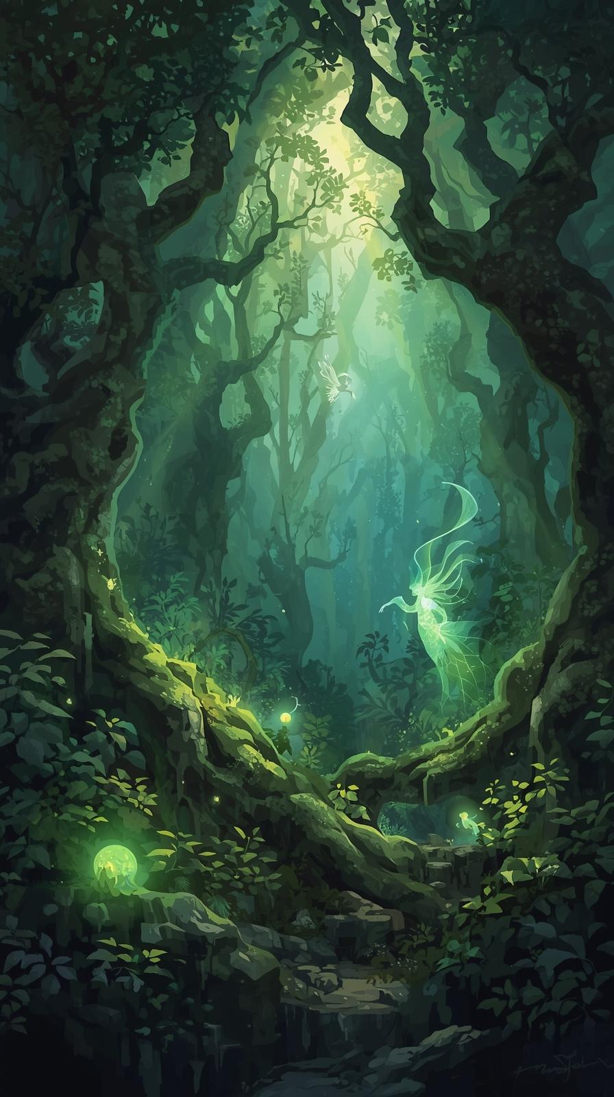 Princess Mononoke Forest Spirits