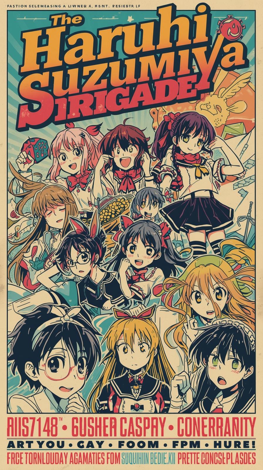 Haruhi Suzumiya Brigade Flyer