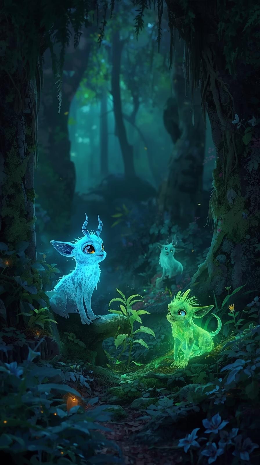 Princess Mononoke Forest Spirits