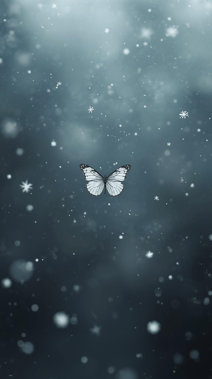 Re Zero Butterfly Snow Rewind
