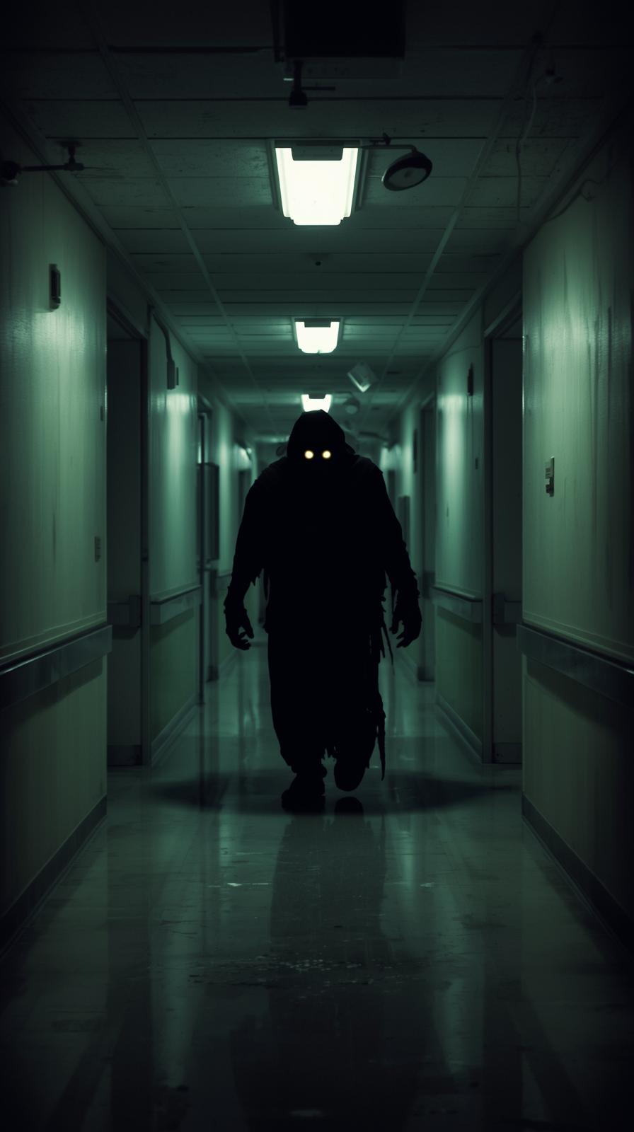 Monster Chilling Hospital Corridor