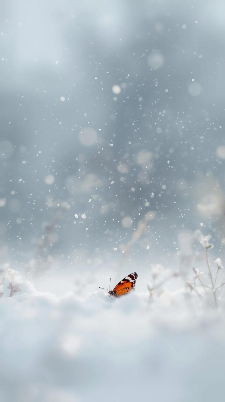 Re Zero Butterfly Snow Rewind