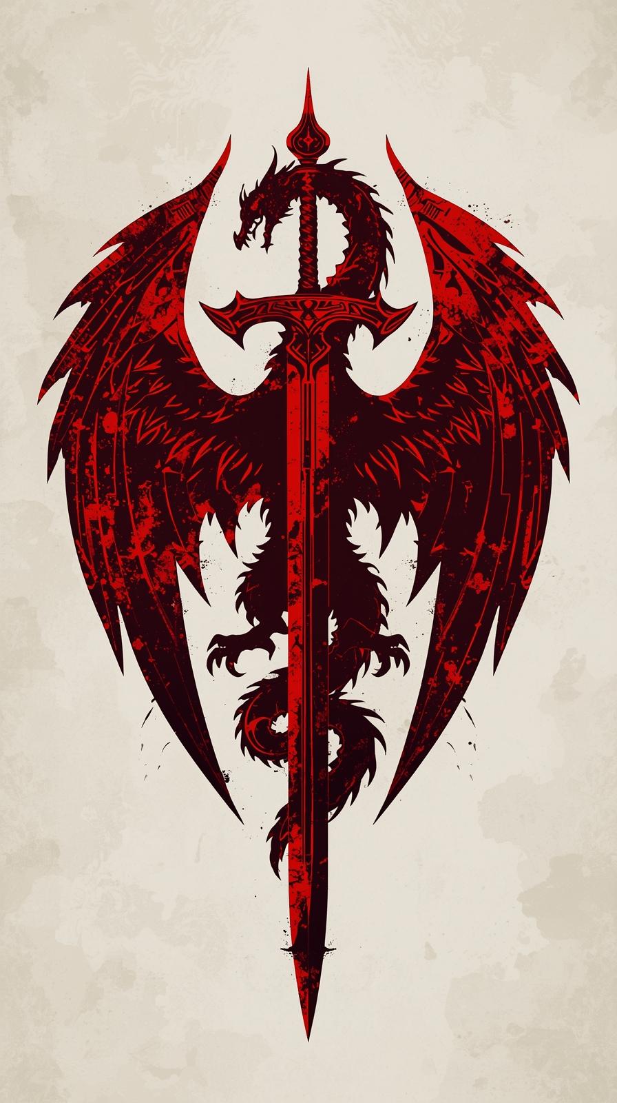 Hellsing Crimson VaBerserk Dragonslayer Silhouette