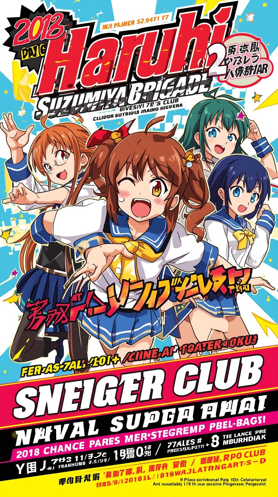Haruhi Suzumiya Brigade Flyer
