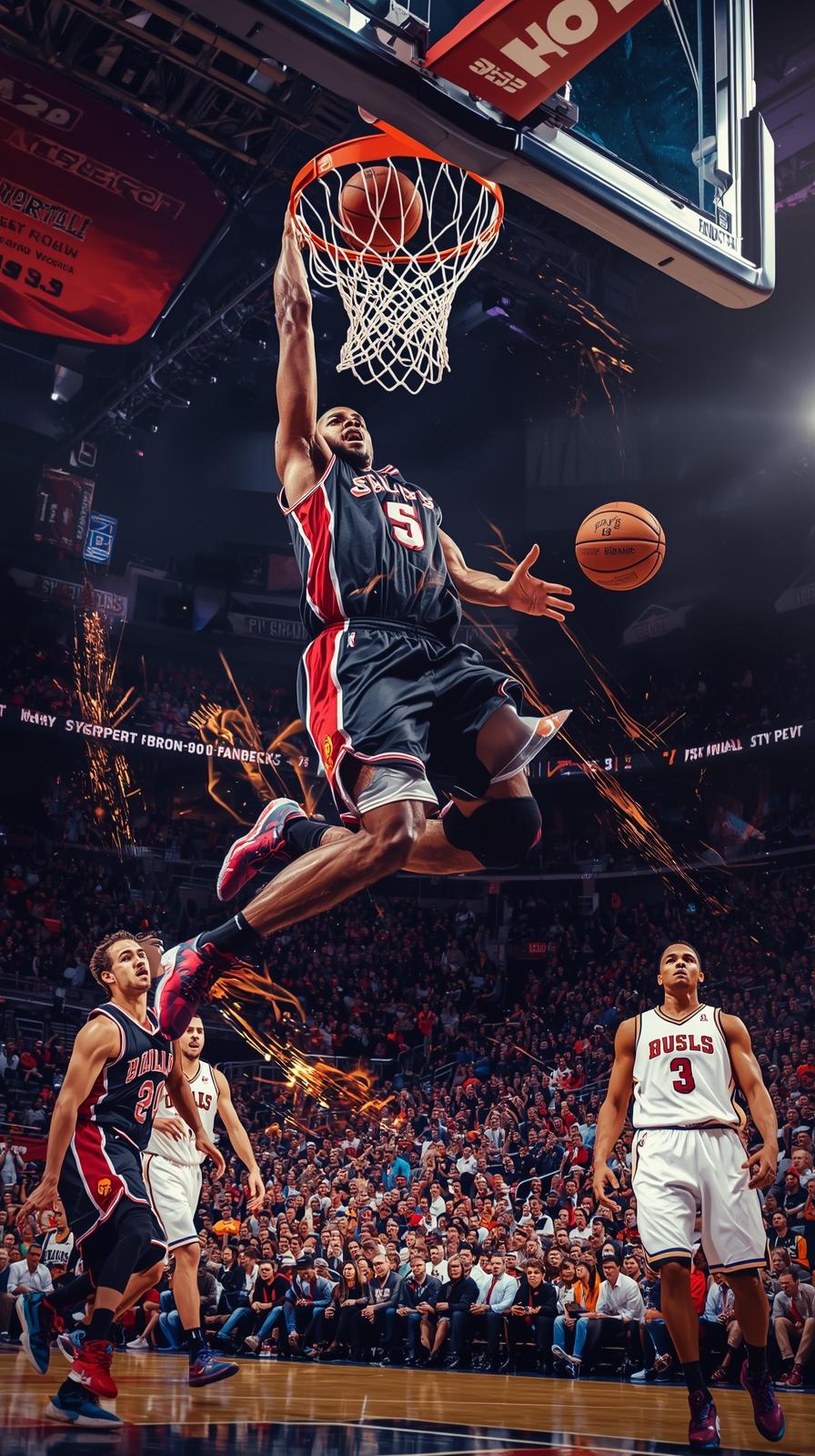 Slam Dunk Buzzer Beater Moment