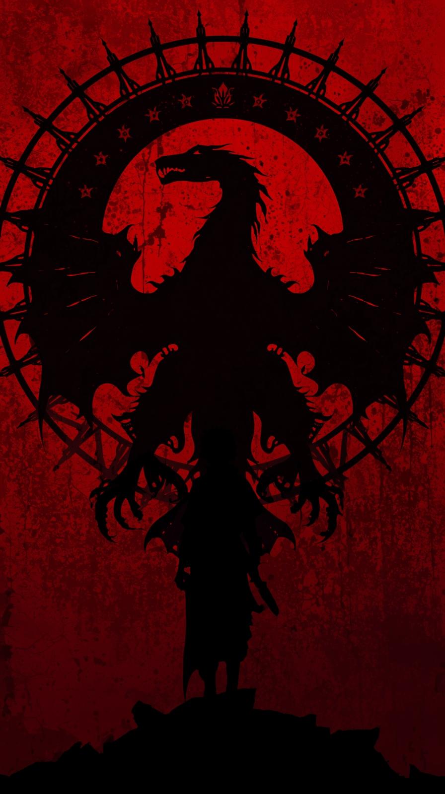 Hellsing Crimson VaBerserk Dragonslayer Silhouette