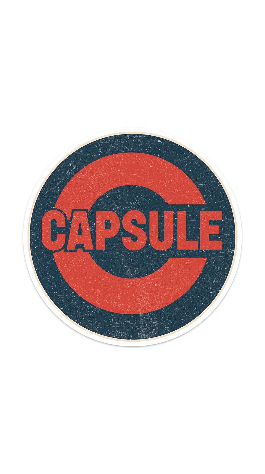 Dragon Ball Capsule Corp Sticker