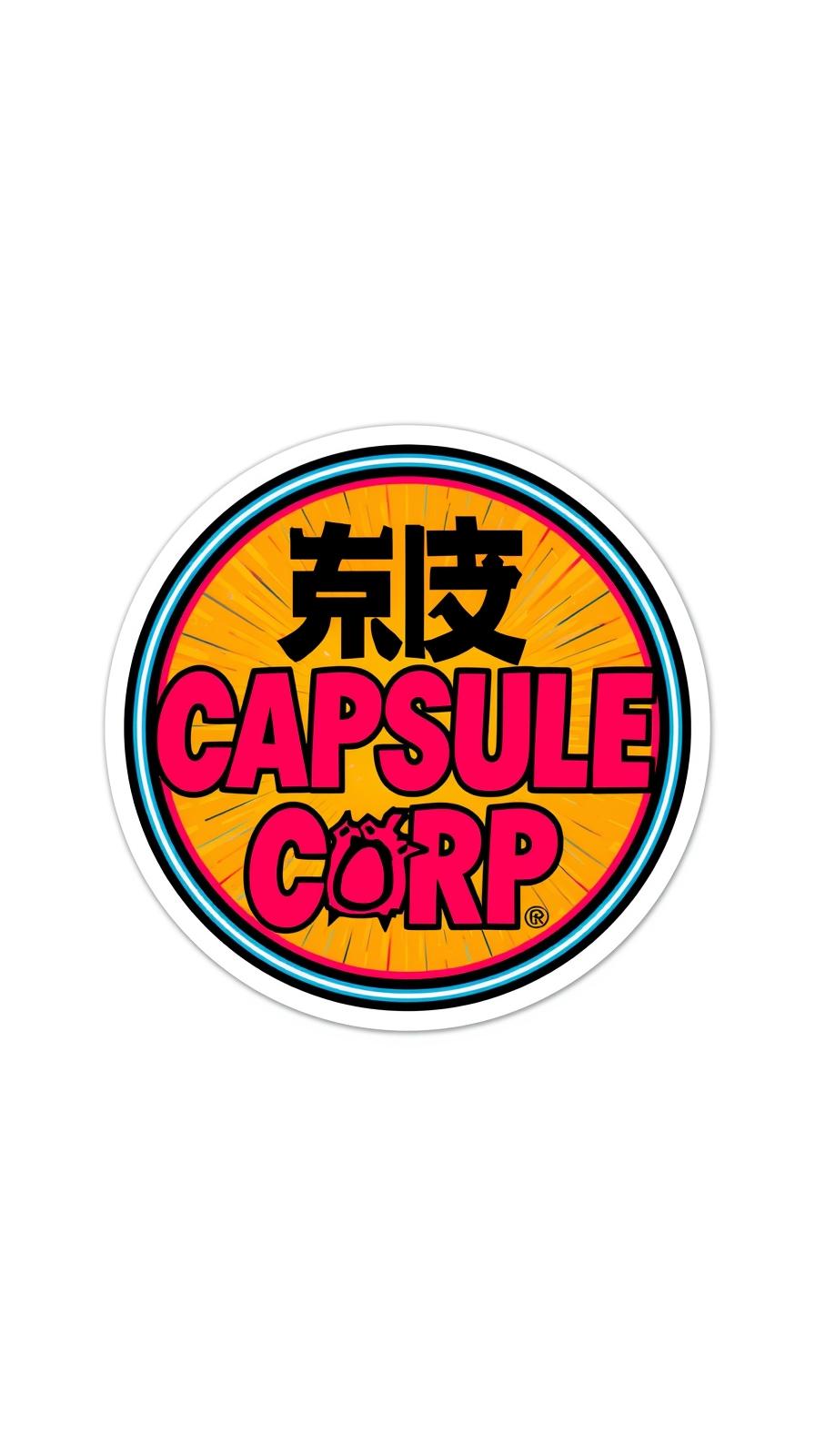 Dragon Ball Capsule Corp Sticker