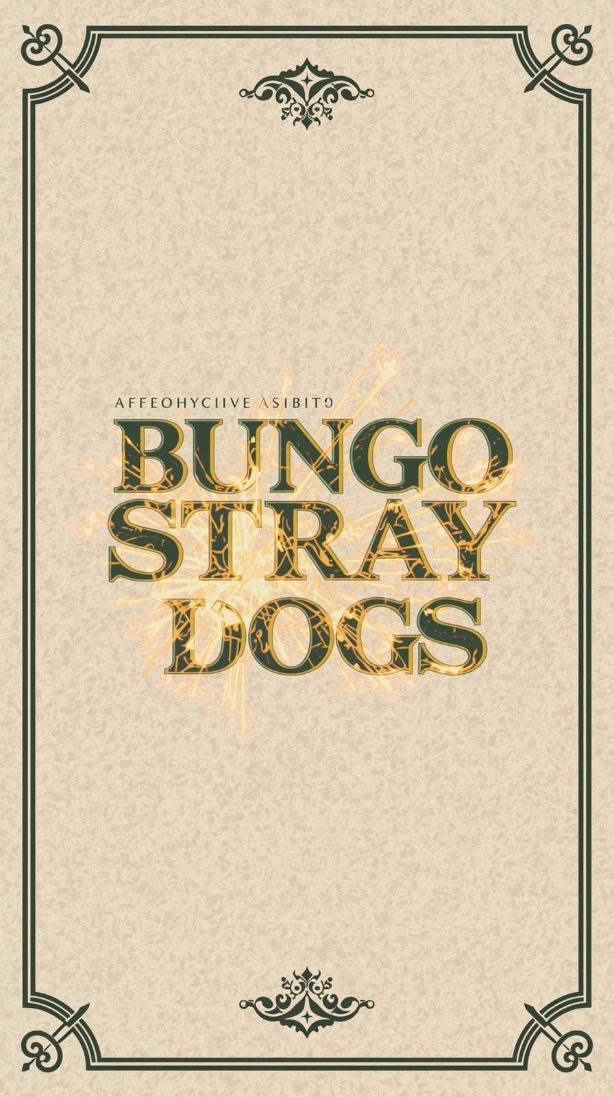 Bungo Stray Dogs Ability Name Card