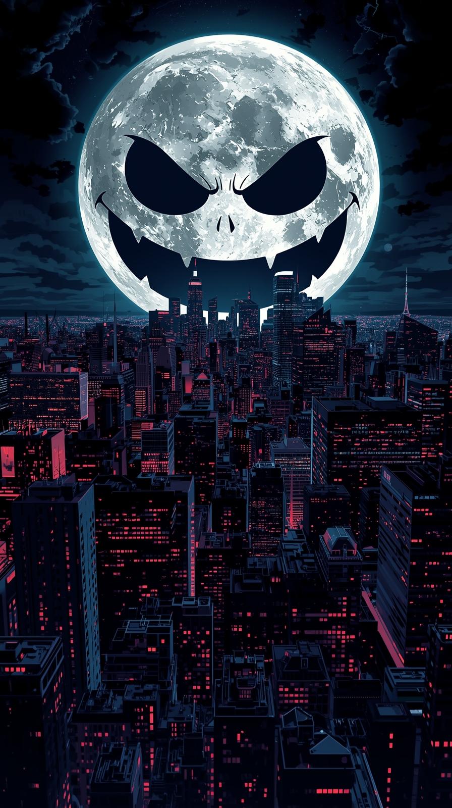 Soul Eater Moon Grin Skyline