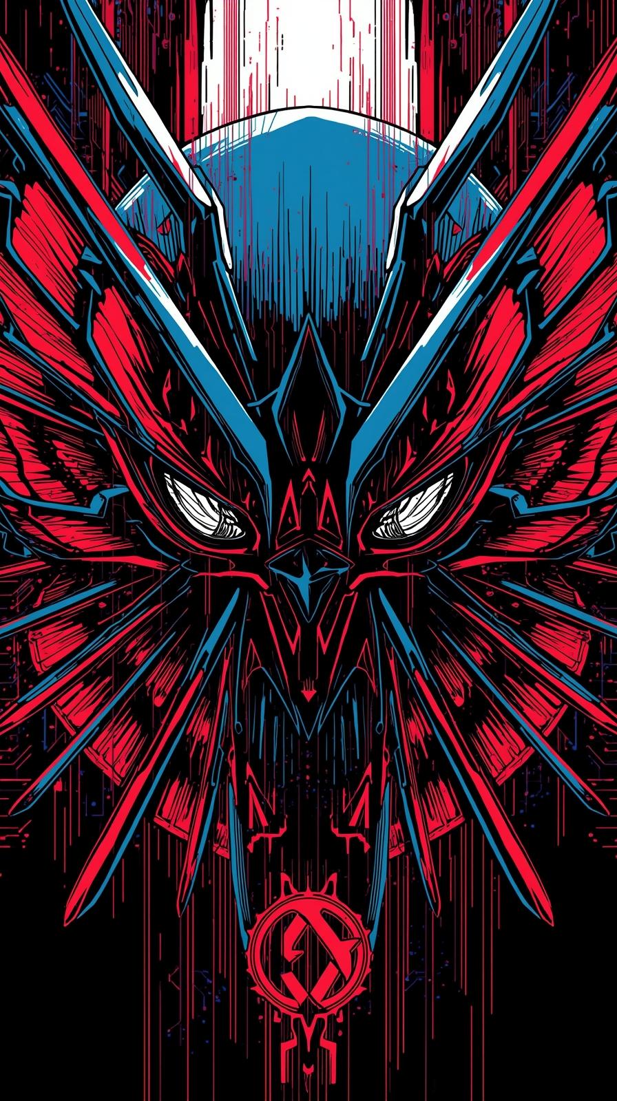 Code Geass Butterfly Mask Motif