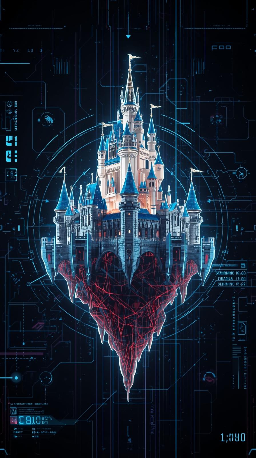 Sword Art Online Floating Castle HUD