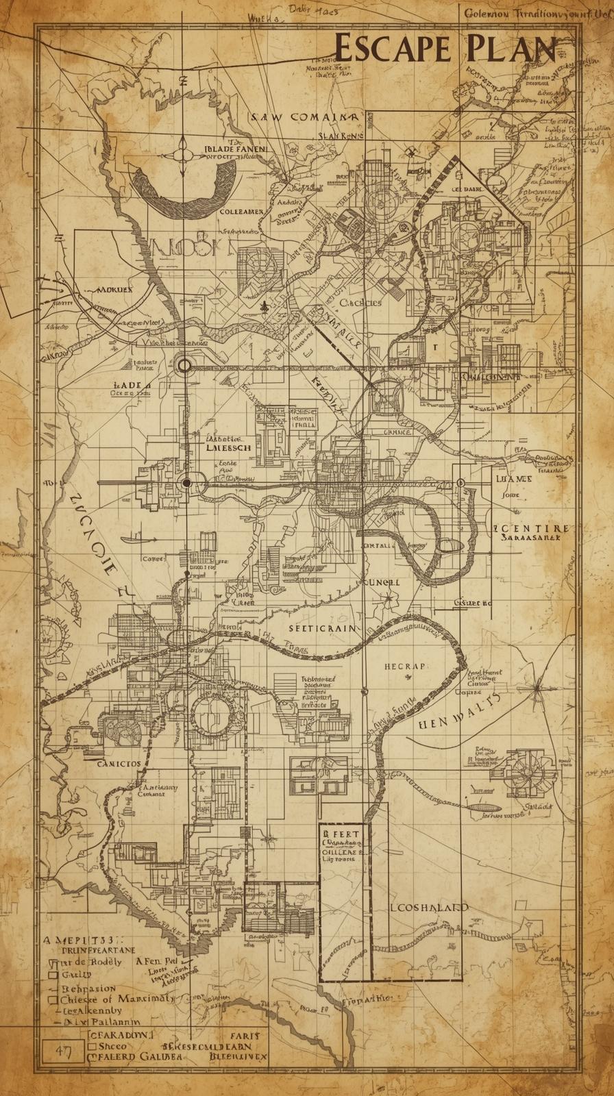 The Promised Neverland Escape Plan Map