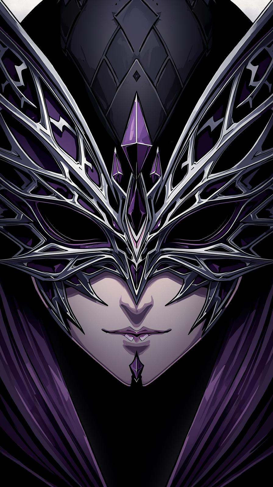 Code Geass Butterfly Mask Motif