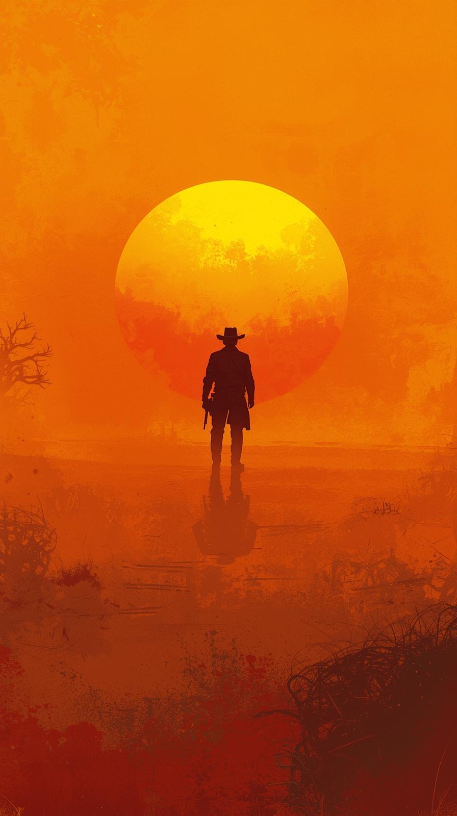 Trigun Desert Gunslinger Sun