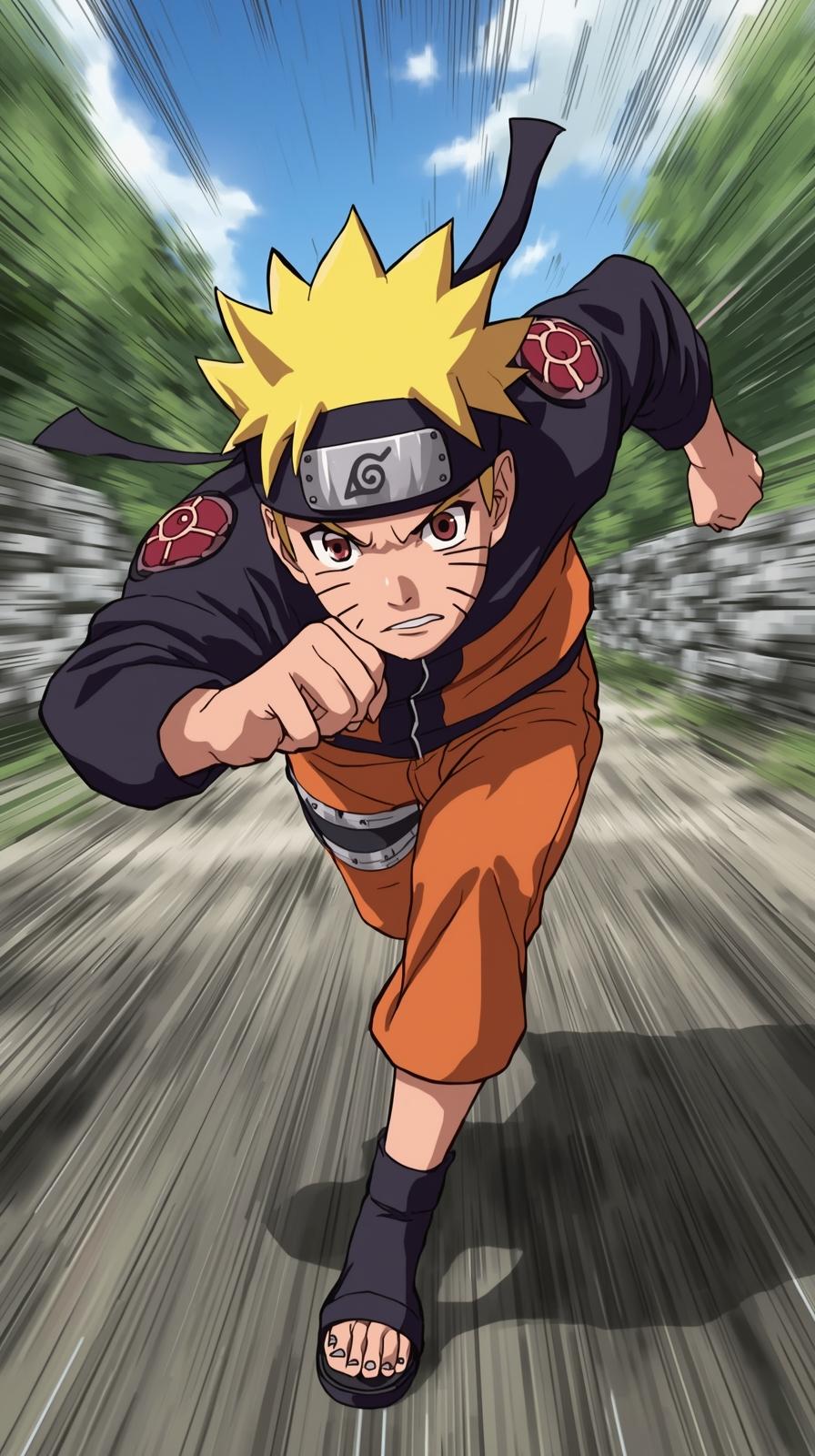 Naruto Style Ninja Sprint