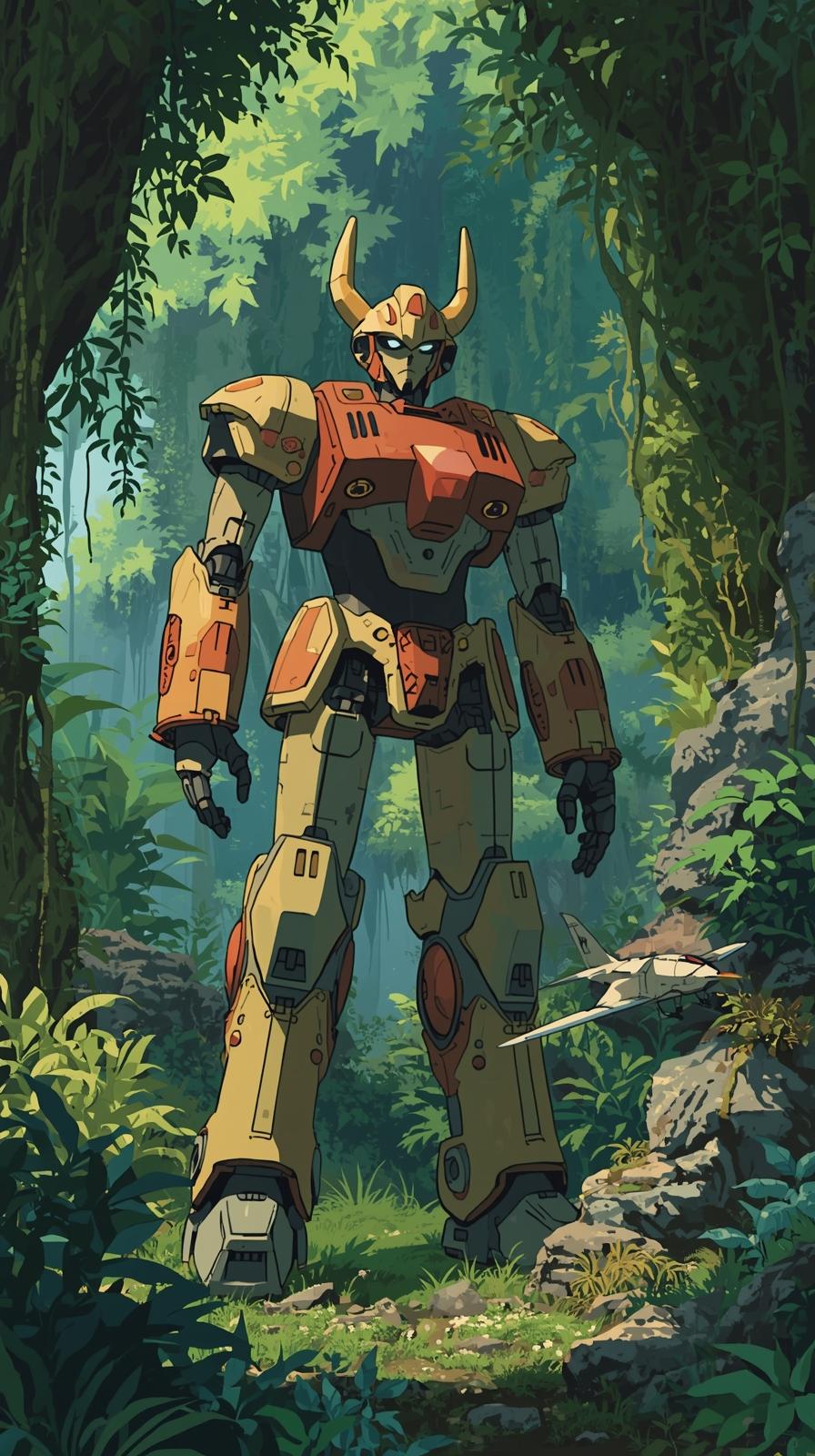 Nausica Valley WinCastle In The Sky Robot Guardian