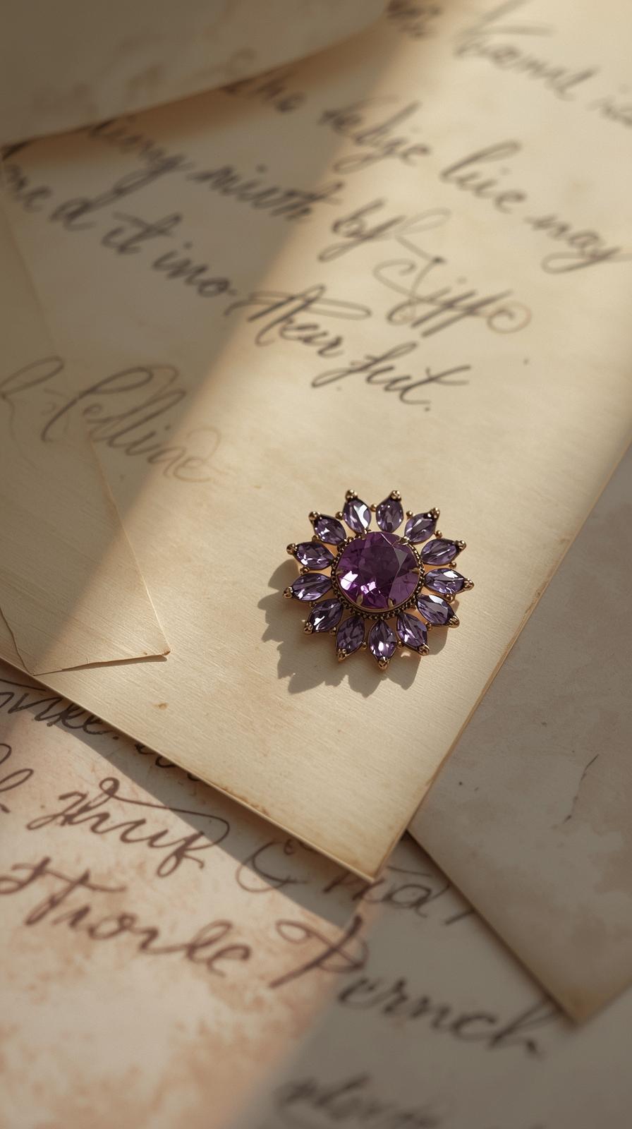Violet Evergarden Letter And Brooch