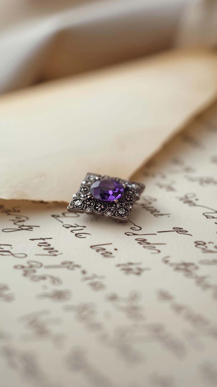 Violet Evergarden Letter And Brooch