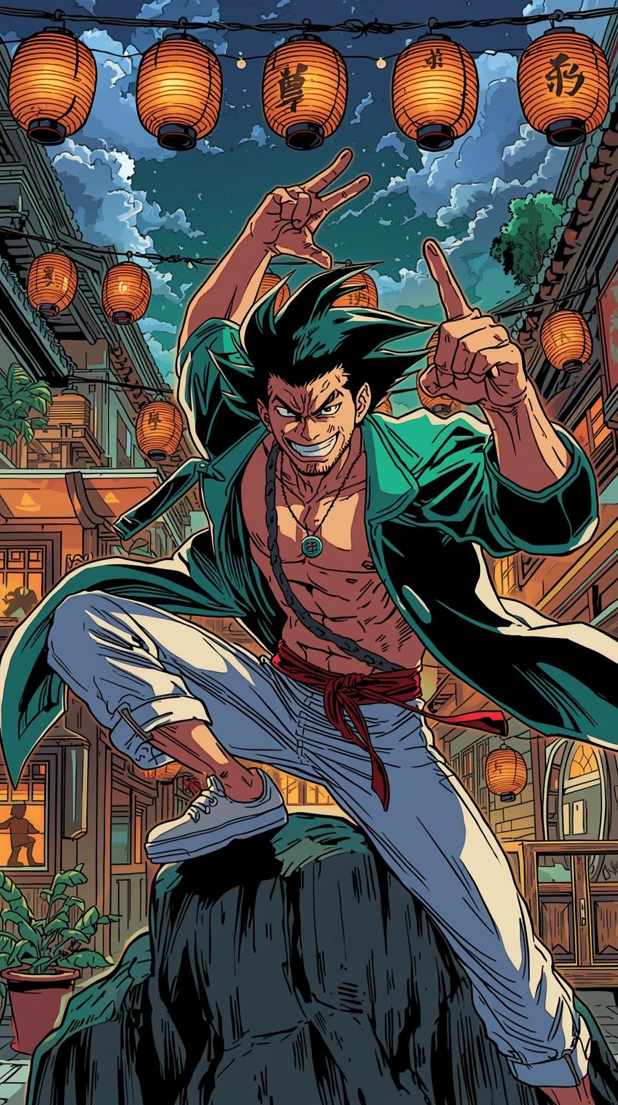 JoJo Iconic Pose CoSpirited Away Bathhouse Lantern