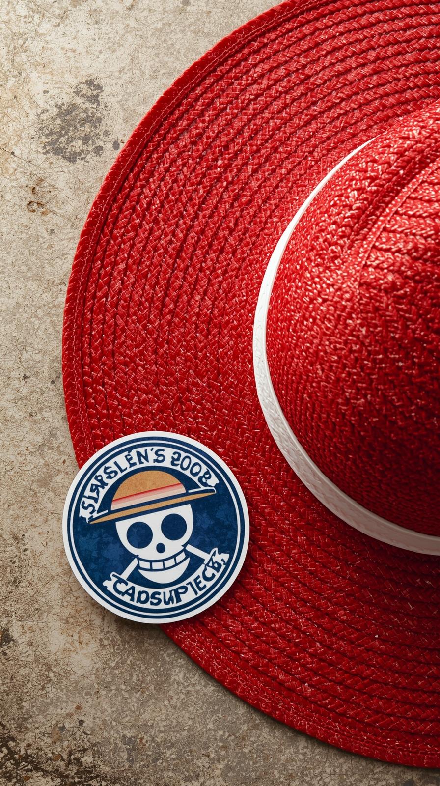 One Piece Straw HatDragon Ball Capsule Corp Sticke