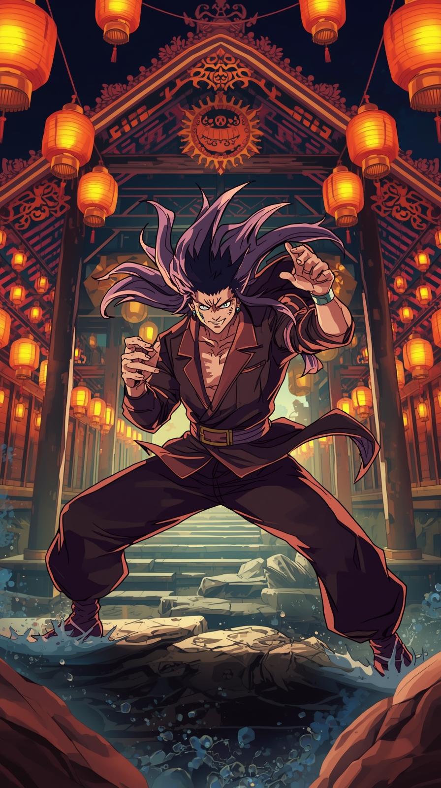 JoJo Iconic Pose CoSpirited Away Bathhouse Lantern