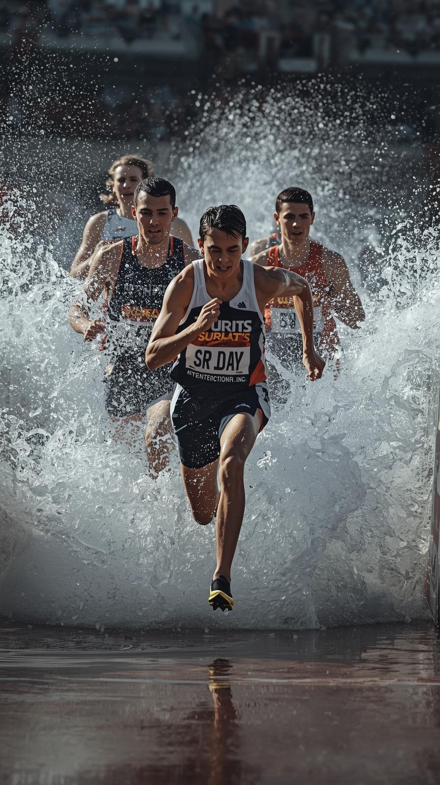 X    Baton HandoSteeplechase Water Pit Splashff