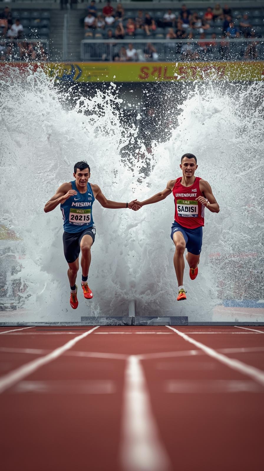 X    Baton HandoSteeplechase Water Pit Splashff