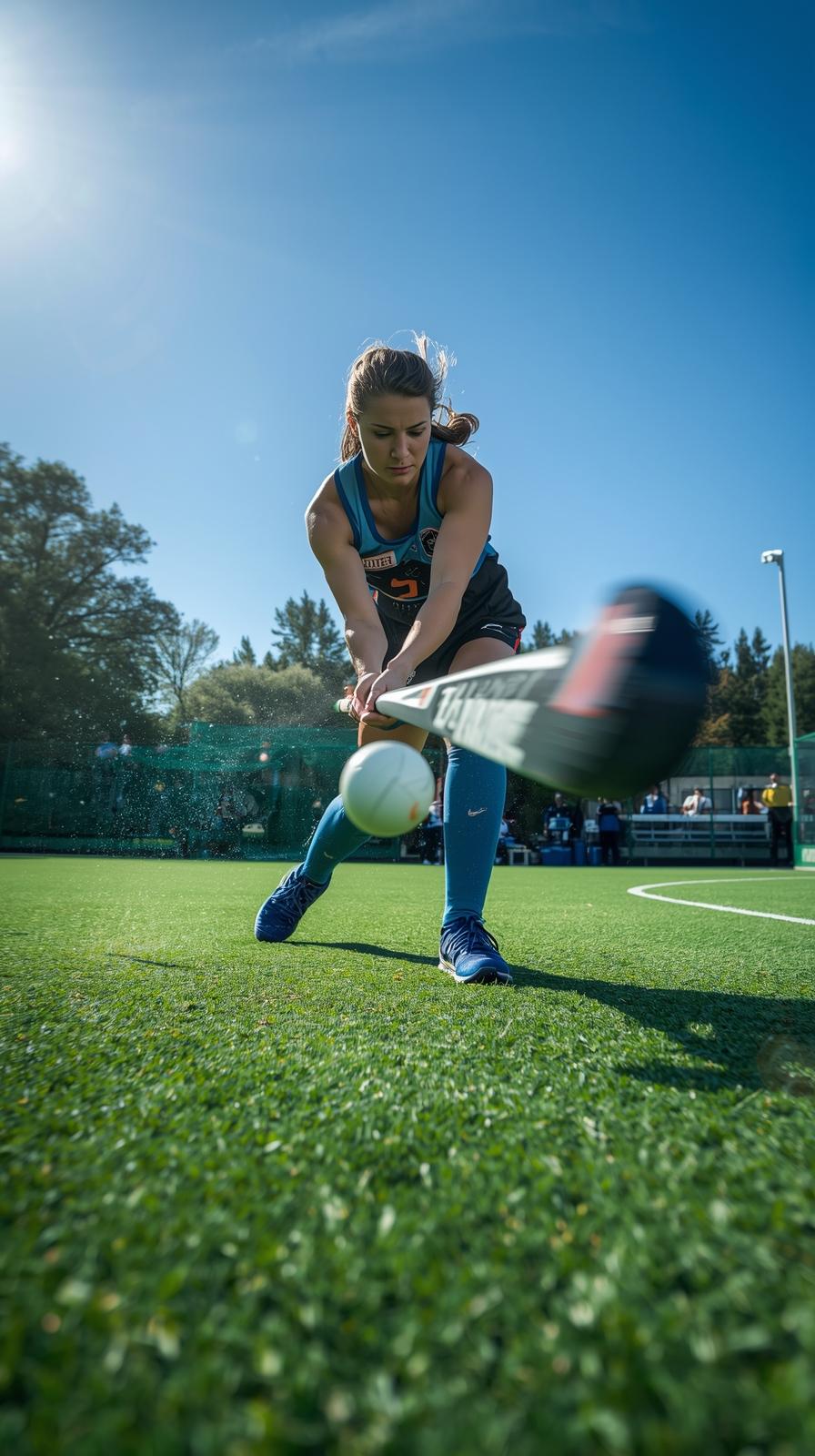 Field Hockey Reverse Stick Hit
