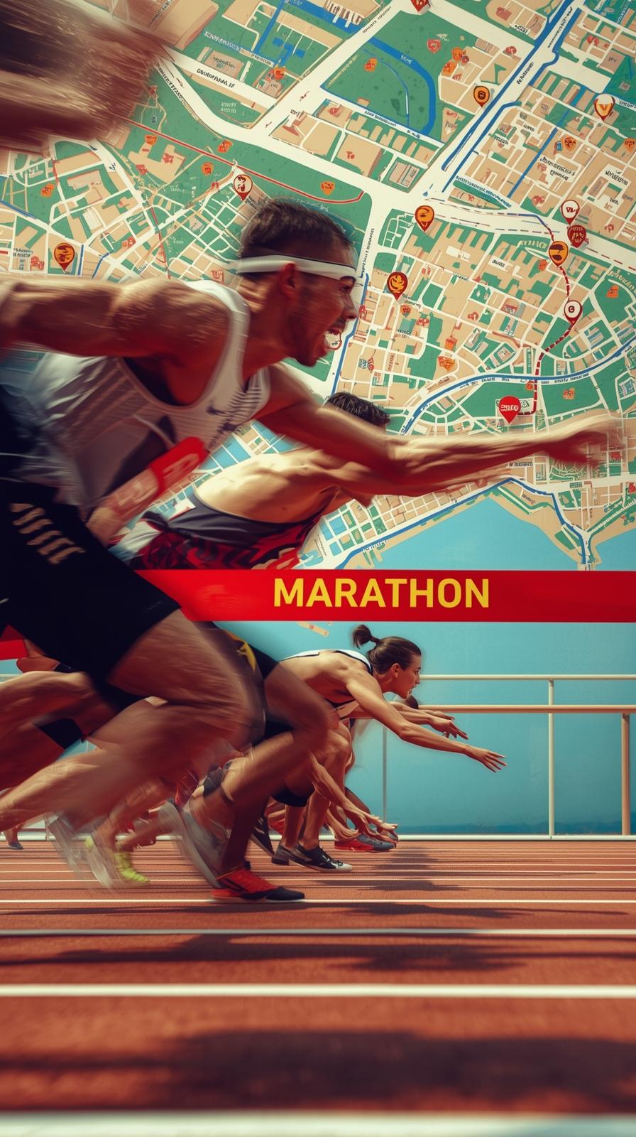 M Sprint Photo FMarathon Route City Mapinish