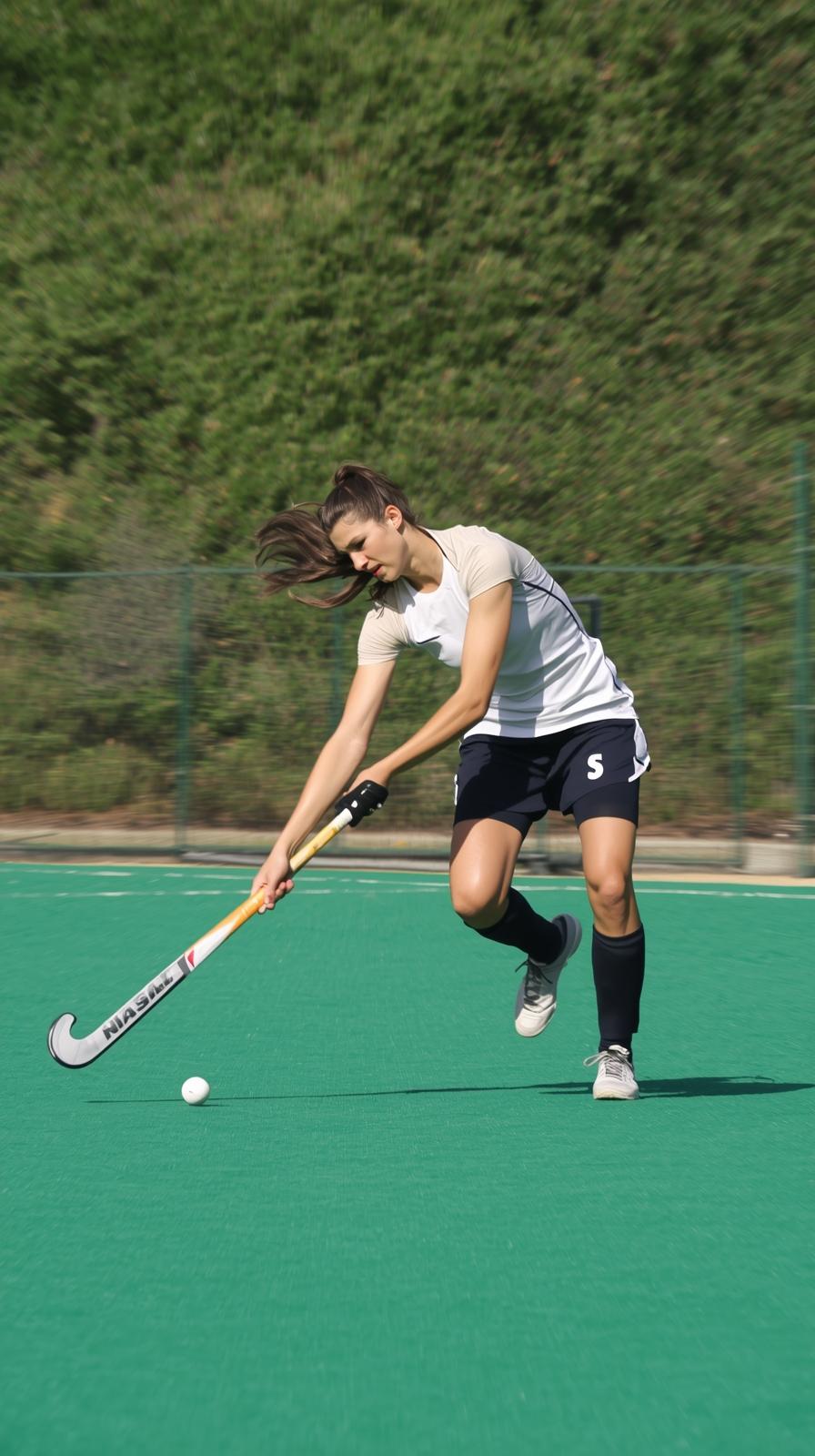 Field Hockey Reverse Stick Hit