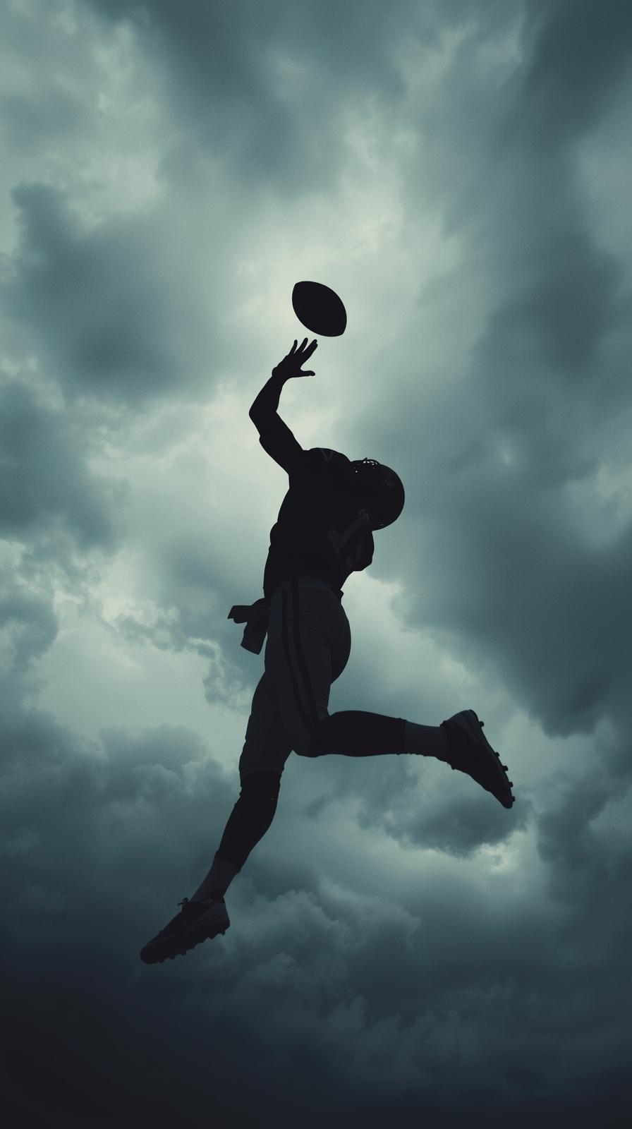 Football Hail Mary Catch