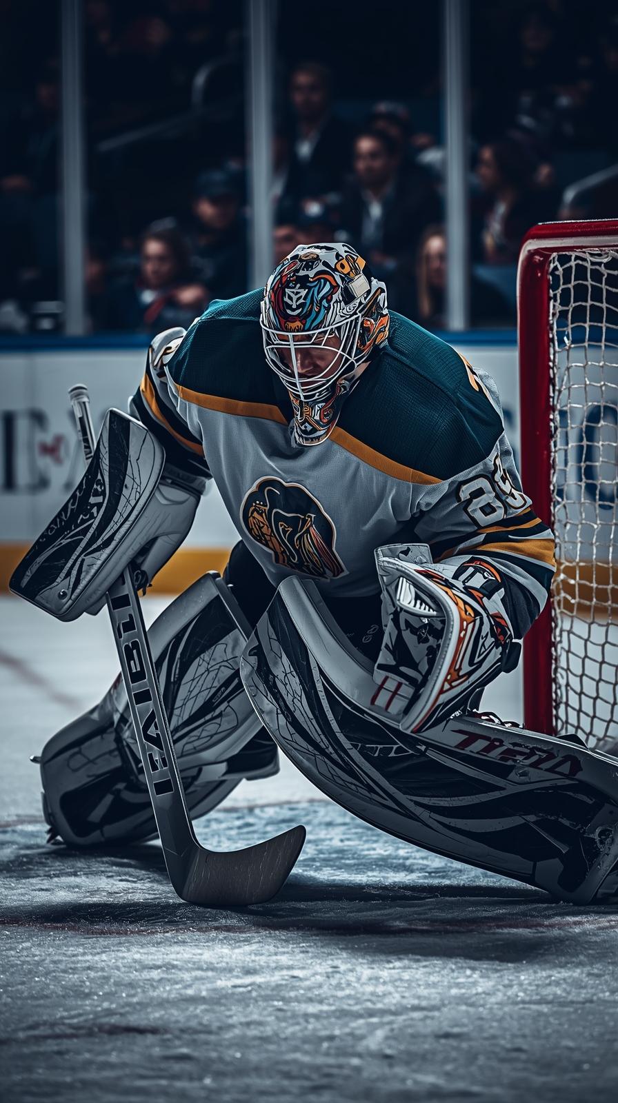 Goal Crease Glove Save