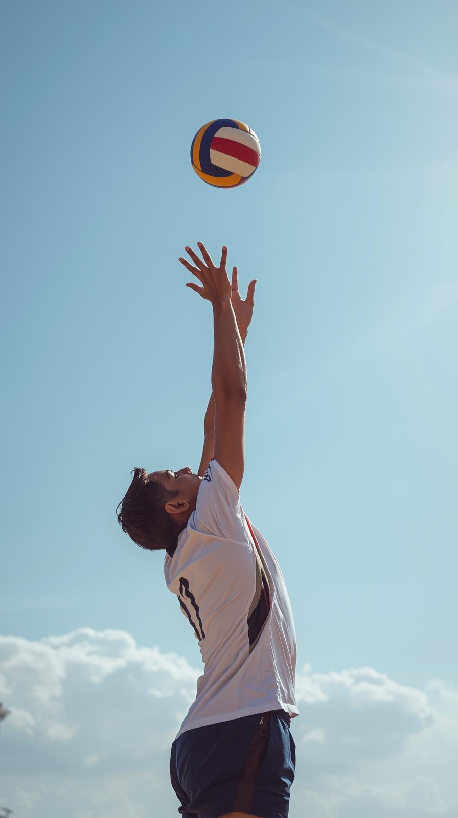 Volleyball Jump Serve Arc