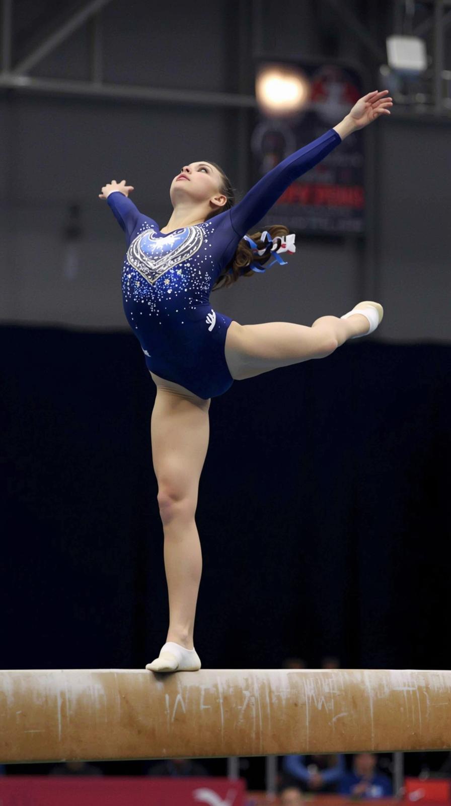Balance Beam Poised Turn