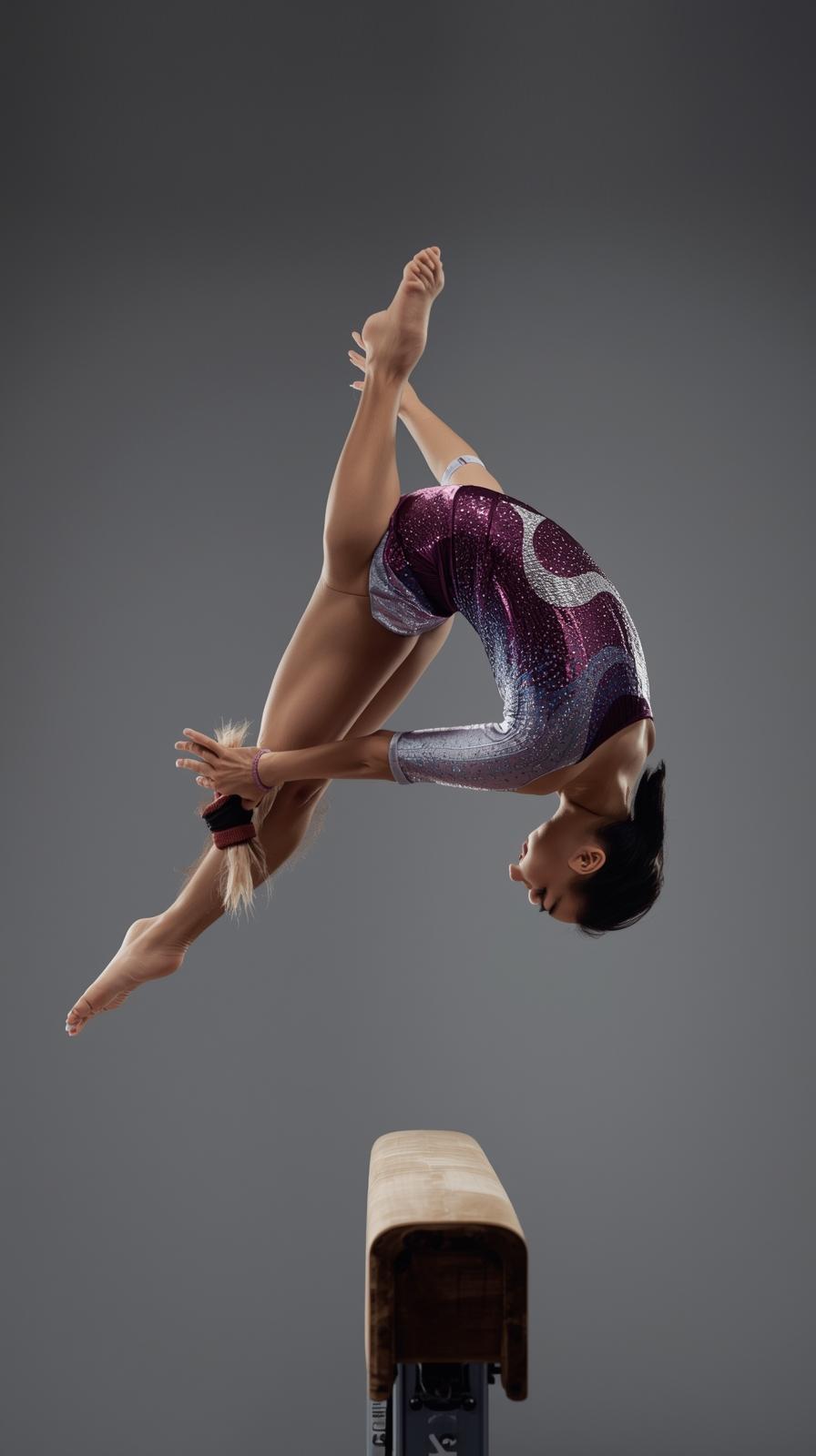 Balance Beam Poised Turn