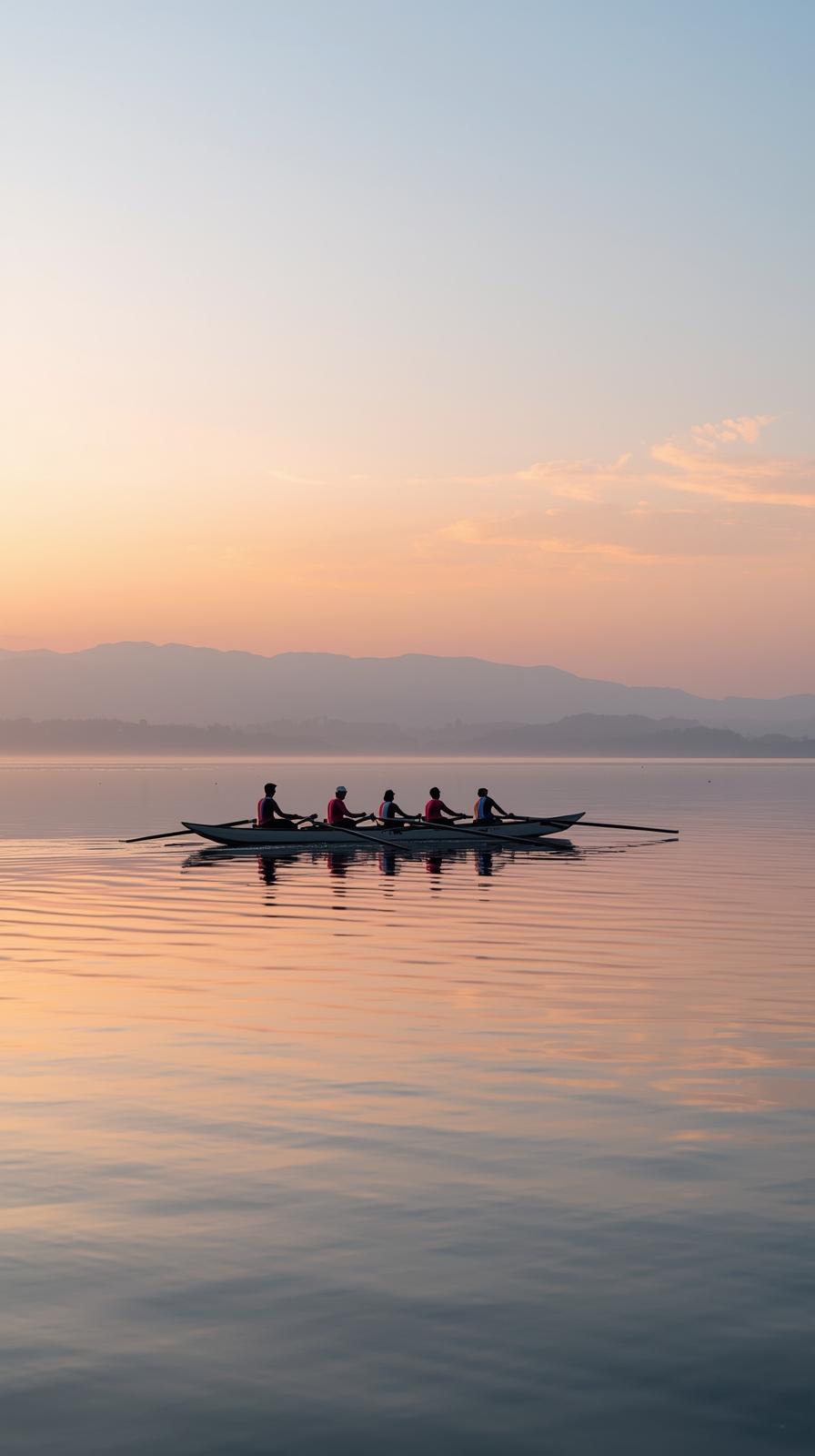 Rowing Eight Boat Harmony