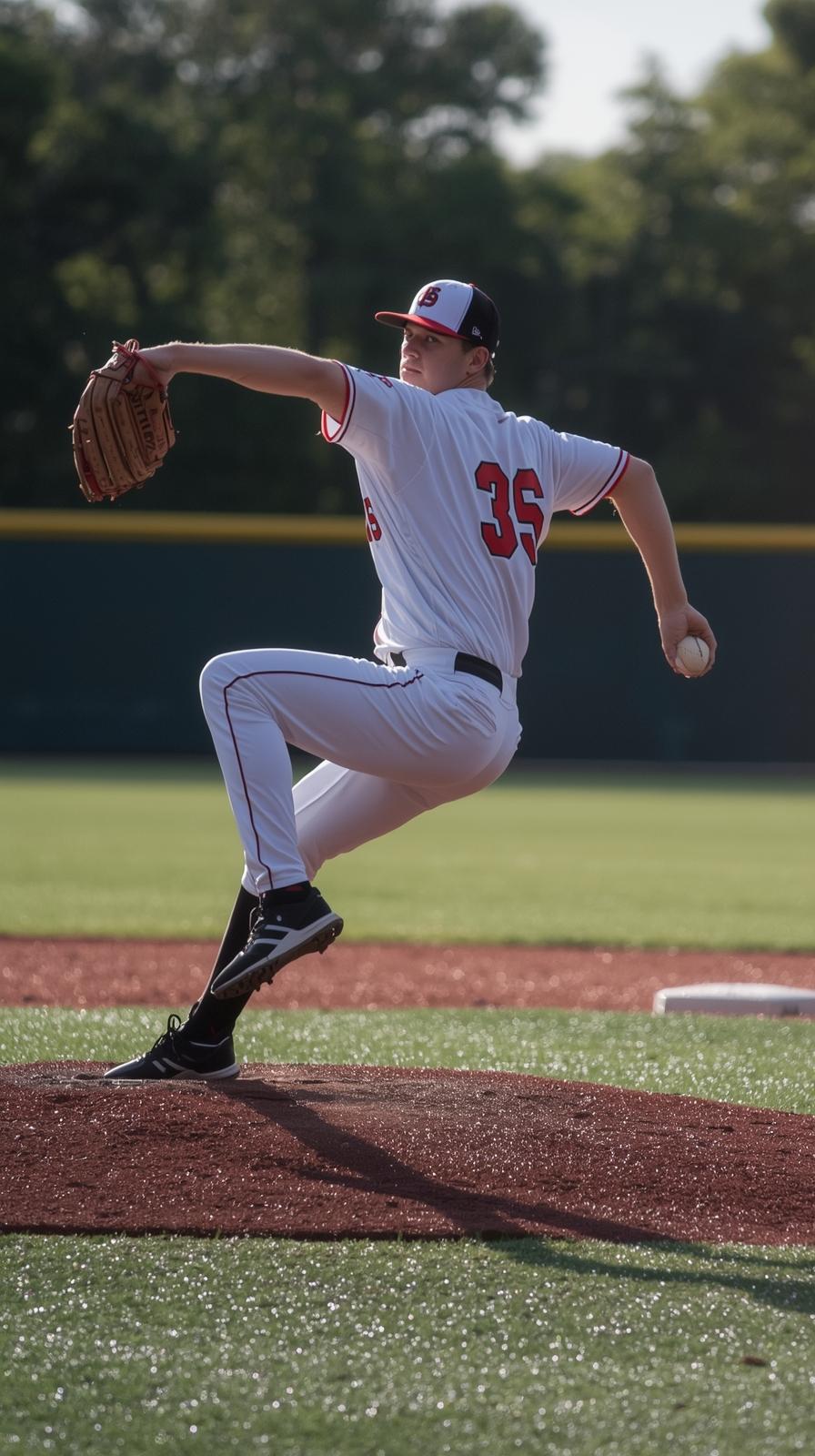 Baseball Perfect Pitch Windup